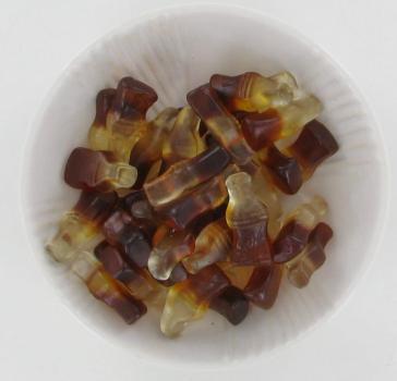 Cola - Fläschchen, Fruchtgummi, 150 g